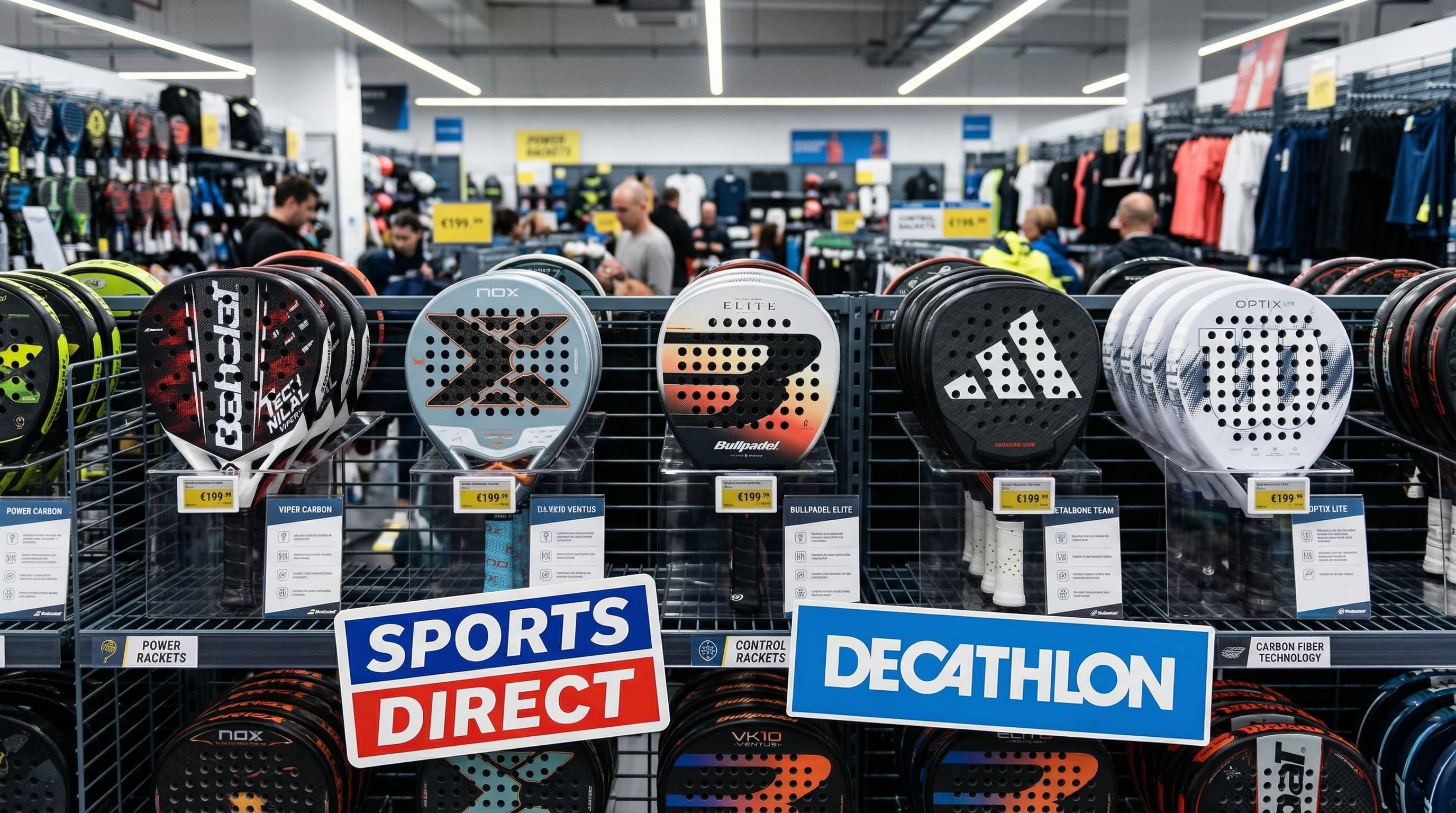 Decathlon vs Sports Direct: Padel Rackets UK 2026