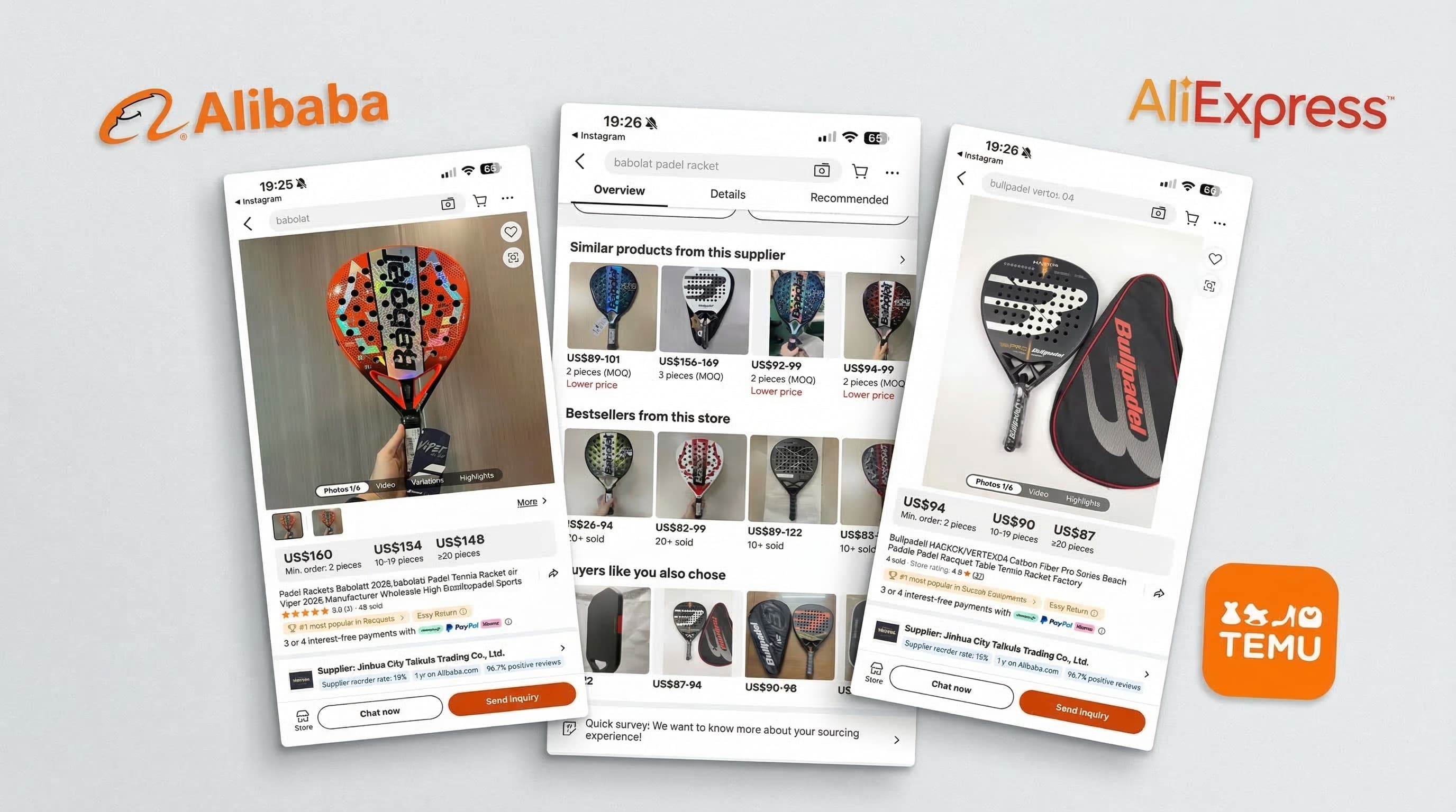 Fake Padel Rackets: Why Temu and AliExpress Are a Bad Idea